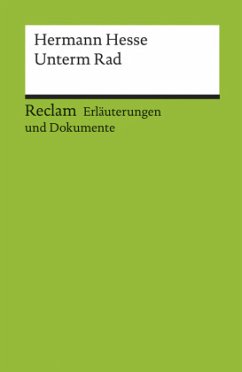 Hermann Hesse 'Unterm Rad' - Hesse, Hermann / Esselborn-Krumbiegel, Helga