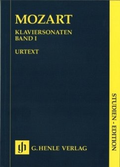 Klaviersonaten, Studien-Edition - Wolfgang Amadeus Mozart - Klaviersonaten, Band I