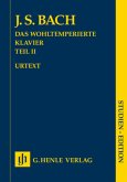 BWV 870-893 ohne Fingersätze / Das Wohltemperierte Klavier, Studien-Edition Tl.2