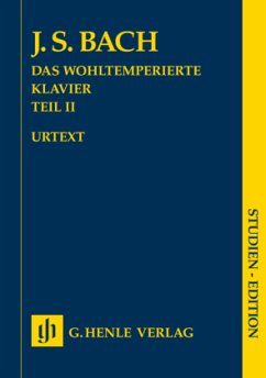 BWV 870-893 ohne Fingersätze / Das Wohltemperierte Klavier, Studien-Edition Tl.2 - Bach, Johann Sebastian