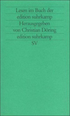 Lesen im Buch der Edition Suhrkamp