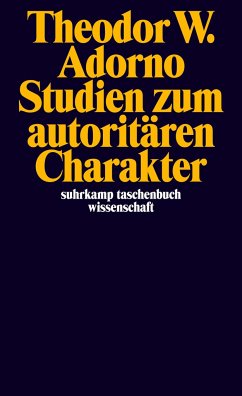 Studien zum autoritären Charakter - Adorno, Theodor W.