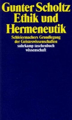 Ethik und Hermeneutik - Scholtz, Gunter