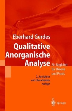 Qualitative Anorganische Analyse - Gerdes, Eberhard