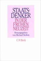 Staatsdenker in der frühen Neuzeit - Stolleis, Michael (Hrsg.)