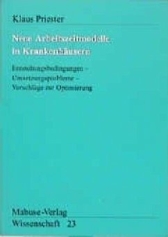 Cover Neue Arbeitszeitmodelle in Krankenhäusern