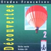 1 Audio-CD zum Schülerbuch / Etudes Francaises, Decouvertes, Serie verte Bd.2