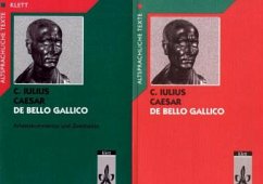 Cover Text mit Kommentar, 2 Tle. / De bello Gallico
