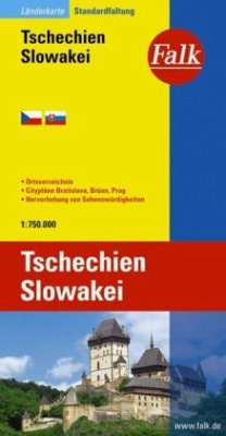 Tschechien, Slowakei; Ceska, Slovenska/Falk Pläne