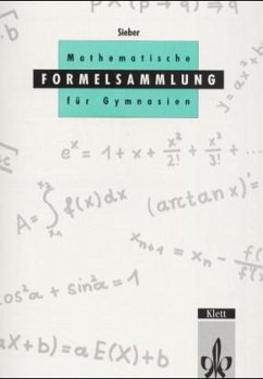 Mathematische Formeln. Formelsammlung Ausgabe M - Sieber, Helmut