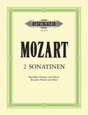 Zwei Sonatinen für Blockflöte (Violine) und Klavier aus 'Wiener Sonatinen', nach KV 439b