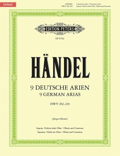 Cover 9 Deutsche Arien HWV 202-210 / URTEXT