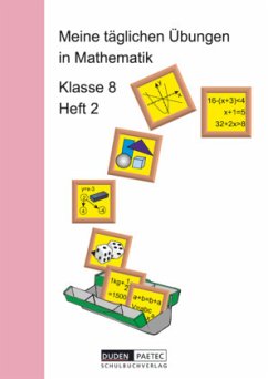 Meine täglichen Übungen in Mathematik - 8. Schuljahr / Meine täglichen Übungen in Mathematik H.2 - Schulze, Wolfgang;Lehmann, Karlheinz