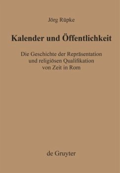 Kalender und Öffentlichkeit - Rüpke, Jörg