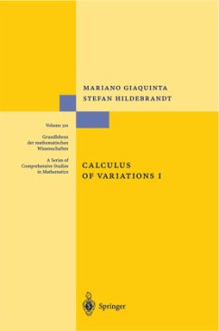 Calculus of Variations I - Giaquinta, Mariano;Hildebrandt, Stefan