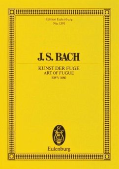 Die Kunst der Fuge d-Moll BWV 1080, Partitur - Bach, Johann Sebastian