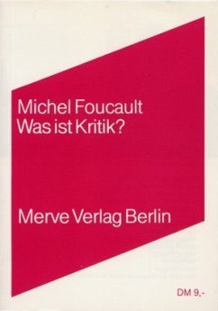 Was ist Kritik? - Foucault, Michel