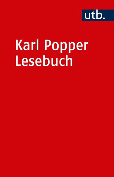 flertal lufthavn høg Karl Popper Lesebuch von Karl R. Popper als Taschenbuch - Portofrei bei  bücher.de