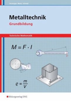 Cover Metalltechnik, Technische Mathematik, Grundbildung