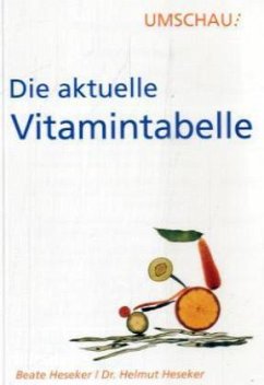 Die aktuelle Vitamintabelle - Heseker, Beate;Heseker, Helmut