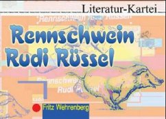 Uwe Timm 'Rennschwein Rudi Rüssel', Literatur-Kartei - Wehrenberg, Fritz