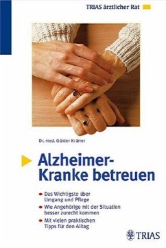 Alzheimer-Kranke betreuen - Krämer, Günter