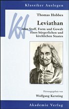 Thomas Hobbes: Leviathan - Kersting, Wolfgang (Hrsg.)