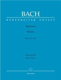 Motetten BWV 225-230, Partitur