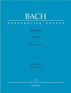 Motetten BWV 225-230, Partitur - Bach, Johann Sebastian