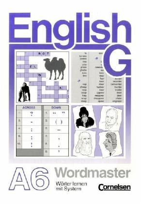Wordmaster / English G, Ausgabe A Bd.6
