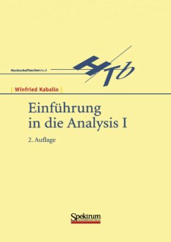 Einführung in die Analysis I - Kaballo, Winfried