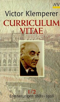 Curriculum vitae - Klemperer, Victor