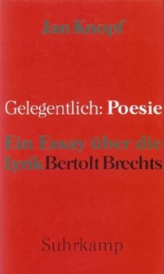 Gelegentlich: Poesie - Knopf, Jan