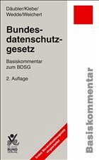 Bundesdatenschutzgesetz - Däubler, Wolfgang / Klebe, Thomas / Wedde, Peter