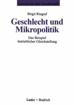 Geschlecht und Mikropolitik - Riegraf, Birgit