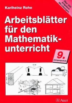 9. Jahrgangsstufe / Arbeitsblätter für den Mathematikunterricht - Rohe, Karlheinz