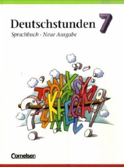 7. Schuljahr / Deutschstunden, Sprachbuch, Allgemeine Ausgabe, Neue Ausgabe