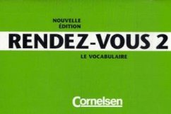 Cover Le Vocabulaire / Rendez-vous, Nouvelle Edition Tl.2