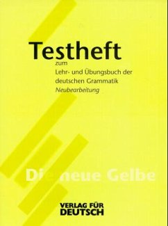 Cover Testheft / Lehr- und Übungsbuch der deutschen Grammatik, Neubearbeitung