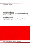 Insolvenzordnung, Einführungsgesetz zur Insolvenzordnung. Insolvency Code, Act Introducing the Insolvency Code