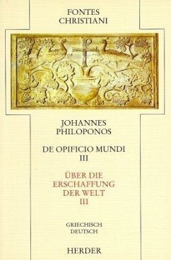 Cover Über die Erschaffung der Welt\De opificio mundi / Fontes Christiani, 2. Folge Bd.23/3, Tl.3