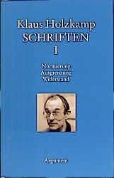 Schriften I - Holzkamp, Klaus