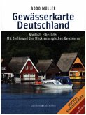 Gewässerkarte Deutschland Nordost, Elbe-Oder Gewässerkarte Deutschland Nordost, Elbe-Oder