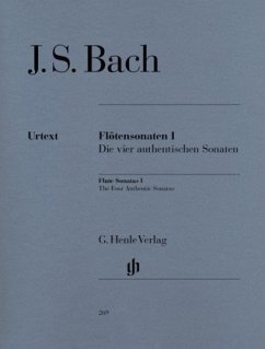 Johann Sebastian Bach - Flötensonaten, Band I (Die vier authentischen Sonaten) / Sonaten für Flöte und Klavier (Cembalo) 1 - Bach, Johann Sebastian