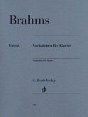 Brahms, Johannes - Variationen für Klavier