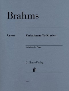 Brahms, Johannes - Variationen für Klavier - Johannes Brahms - Variationen für Klavier