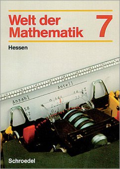 Cover 7. Schuljahr / Welt der Mathematik, Ausgabe für Hauptschulen in Hessen
