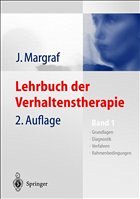 Cover Lehrbuch der Verhaltenstherapie. Band 1: