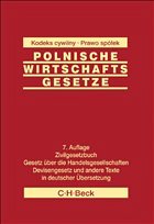 Cover Polnische Wirtschaftsgesetze = Polskie ustawy gospodarcze