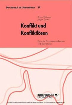 Konflikt und Konfliktlösen - Rüttinger, Bruno; Sauer, Jürgen